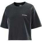 Salomon Short Relaxed  Damen  T-Shirts schwarz Größe L Lifestyle  Hautfreundli
