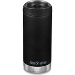 Klean Kanteen TKWide 12oz - vakuumisoliert black-matt/cafÃ© cap/355ml - 12oz