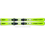 FISCHER Kinder Racing Ski RC4 PRO JRS + FS 7 CA JRS, Größe 130 in Schwarz