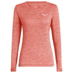 Salewa - Women's Puez Melange Dry L/S Tee - Funktionsshirt Gr 34 rosa