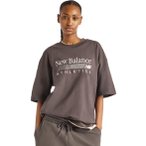 New Balance Trackside Oversized Damen T-Shirt ( Schwarz L)