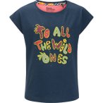 JACK WOLFSKIN Kinder Shirt VILLI T G, Größe 92 in Blau