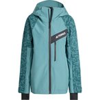 adidas Terrex Techrock Hybrid Primeknit Climaproof  Damen  Regenjacke gruen Grö