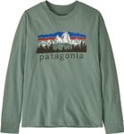 Patagonia - T-shirt en coton biologique - K's L/S Graphic T-Shirt Fitz Roy Footh