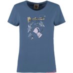 E9 W-Bond  Damen  T-Shirts blau Größe M Sportklettern | Alpinklettern | Boulde