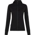 Icebreaker Merino Blend 300 RealFleece Descender Damen Hoodie ( Schwarz XL Grö�