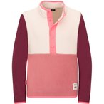 Trollkids Flekkefjord Half Zip  Kinder  Pullover frozen berry-sandstone Größe 