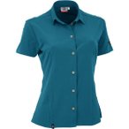 MAUL Damen Bluse Vilsalpsee-1/2 Bluse elast. un, Größe 36 in Blau