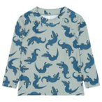 Mikk-Line - Kid's Swim Shirt UV AOP 1039 - Lycra Gr 86/92 grau