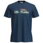 Icebreaker - Merino 150 Tech Lite S/S Tee Transportage - Merinoshirt Gr M blau