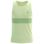 Compressport - Performance Singlet - Laufshirt Gr S grün