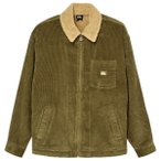 Quiksilver - DNA Sherpa Harrington Jacket - Freizeitjacke Gr S oliv
