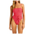 Seafolly - Women's Sorrento Reversible Square Neck One Piece - Badeanzug Gr 36 b