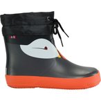 Viking Alv Barefoot Paw Print Gummistiefel Kinder  Gummistiefel schwarz Größe 