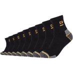 CAMANO Herren Socken Online Work Quarter 9p, Größe 39-42 in Schwarz