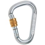 Edelrid Steel HMS Screw Karabiner  Karabiner Größe One Size Sportklettern