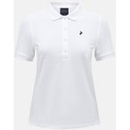 PEAK PERFORMANCE Damen Polo W Classic Cotton Polo-WHITE, Größe XS in Weiß