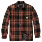Carhartt - Flannel Sherpa-Lined Shirt Jacket - Freizeitjacke Gr XXL braun
