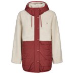 Iriedaily - Women's Arctik Long Jacket - Fleecejacke Gr XS beige/rot