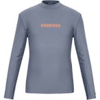 CHIEMSEE Badeshirt Langarm-Schwimmshirt mit Stehkragen, Größe L in Blau