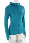 Icebreaker Merino 260 Quantum Zip-Hoodie Damen Sweater-Türkis-M