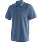 Maier Sports Ulrich Polo  Herren  T-Shirts blau Größe S Trekking  Elastisch