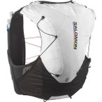SALOMON Rucksack ADV SKIN 12 RACE FLAG SET BLACK/WHITE, Größe S in Grau