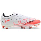 PUMA Herren Fussball-Rasenschuhe ULTRA 5 PLAY FG/AG, Größe 45 in Weiß
