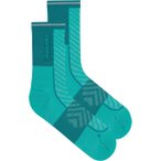 Icebreaker Damen Run+ Ultralight Crew Socken (Größe 35 , tuerkis)