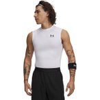 UNDER ARMOUR Herren Ärmellos HG Armour Comp SL, Größe L in Weiß