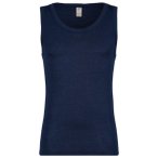 Engel - Achselshirt - Merinounterwäsche Gr 54/56 blau