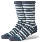 Stance - Signature Stripe Crew - Multifunktionssocken 38-42 grau/blau