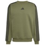 adidas - Essentials 3-Stripes Fleece Sweatshirt - Pullover Gr S oliv