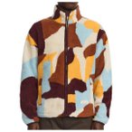 Revolution - Printed Teddy Jacket 7026 - Fleecejacke Gr S braun