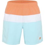 CHIEMSEE Badehose mit Blockstreifen, Größe S in Orange
