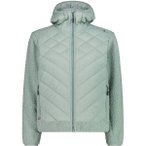 CMP Damen Kapuzensweat WOMAN JACKET HYBRID FIX HOOD, Größe 46 in Grau