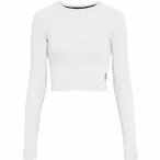 On Studio Crop Damen Longsleeve ( Weiß L)