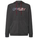 Oakley - Teddy Full Zip Hoddie - Sweat- & Trainingsjacke Gr S grau