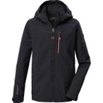 KILLTEC Kinder Funktionsjacke KOS 143 BYS SFTSHLL JCKT, Größe 116 in Schwarz