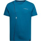 La Sportiva Route  Herren  T-Shirts blau Größe XXL Bouldern | Sportklettern | 