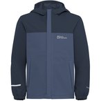 Jack Wolfskin Tucan  Kinder  Regenjacke blau Größe 104 Trekking  Wasserdicht W