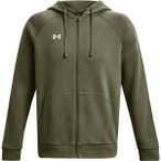 UNDER ARMOUR Herren Kapuzensweat UA RIVAL FLEECE FZ HOODIE, Größe S in Grau
