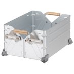 Snow Peak - Stacking Shelf Container 25 - Schutzbox metallic