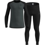 Odlo Active Warm Eco Set Herren  Unterwäsche Sets schwarz Größe S   Elastisch