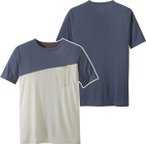 Outdoor Research Clearwater S/S Tee steel blue/sand/L