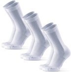 DANISH ENDURANCE Laufsocken Long Distance Running Crew, Größe 43-47 in Weiß