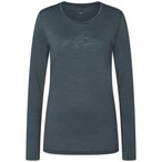 Bergzeit Basics Kaikkialla Kunes  Damen  Longsleeves Merino gruen Größe S Trek