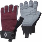 Black Diamond Women's Crag Half-Finger Kletterhandschuhe, L, bordeaux