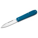 Böker Manufaktur Solingen - Coffin Denim Micarta - Messer Gr Klinge 8 cm blau/w