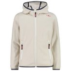 CMP - Girl's Jacket Fix Hood Jacquard Knitted 3H19825 - Fleecejacke Gr 92 beige